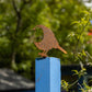 Robin Roused Fence Topper MetalMotif