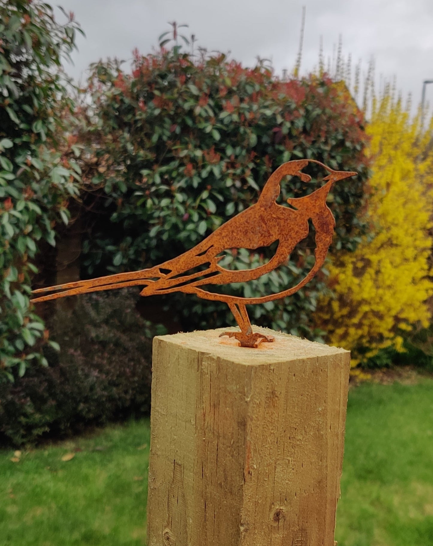 Wagtail Fence Topper - MetalMotif