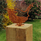 Wren Sat Fence Topper - MetalMotif