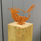 Wren Sat Fence Topper - MetalMotif